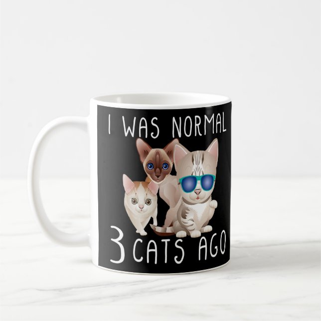 Taza De Café Era Normal Hace 3 Gatos (Izquierda)