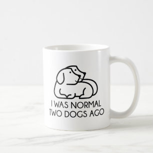 Taza De Café Era Normal Hace Dos Perros