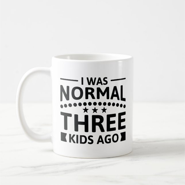 Taza De Café Era Normal Hace Tres Niños (Izquierda)