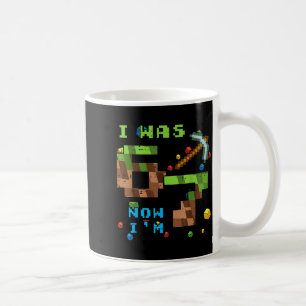 Taza De Café Era un jugador de píxeles de 6 7 años cumpleaños 7