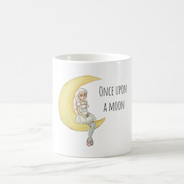 Taza De Café Érase una vez una coneja de la luna (Centro)
