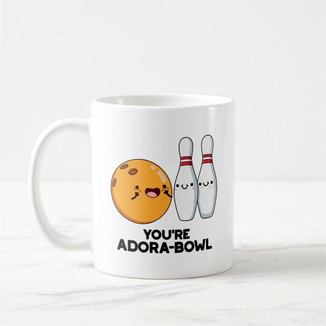 Taza De Café Eres Adora-Bowl Funny Bowling Pun (Izquierda)