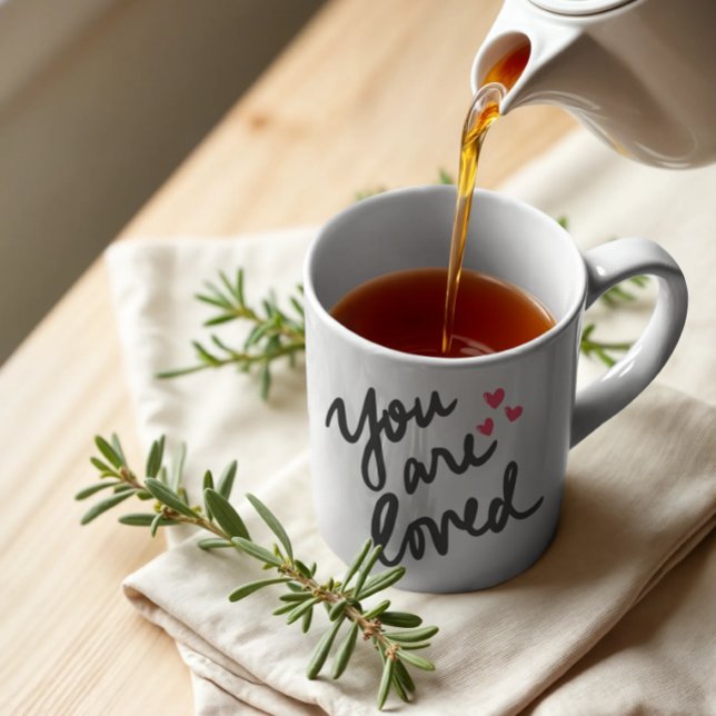 Taza De Café Eres Amado – Tipografía de Afirmación (Subido por el creador)