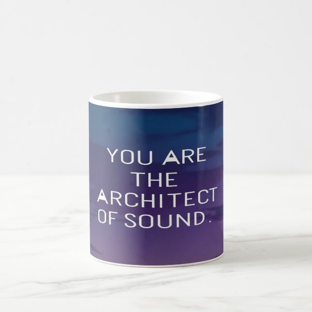 Taza De Café Eres El Arquitecto Del Sonido (Centro)