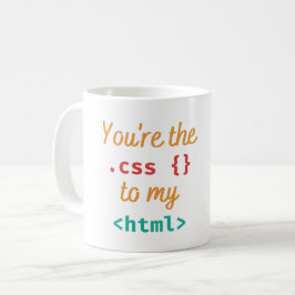 TAZA DE CAFÉ ERES EL CSS DE MI HTML - PUN WEB DEV