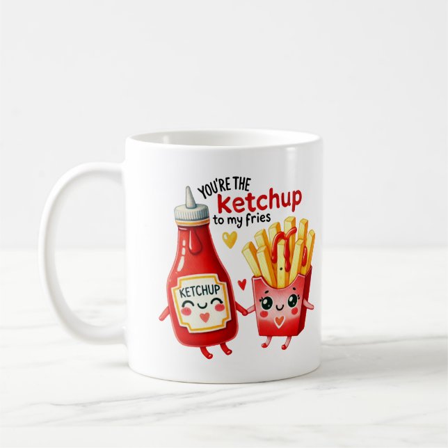 Taza De Café Eres el Ketchup to My Fries-Mug (Izquierda)
