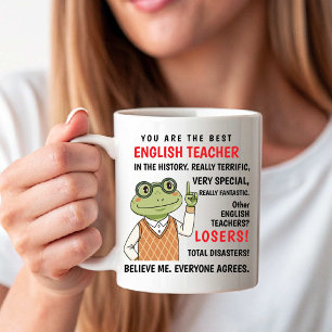 Taza De Café Eres el Mejor Profesor de Inglés. Otros Perdedores