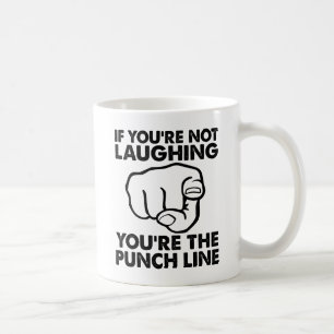Taza De Café Eres el tonto gracioso de Punchline