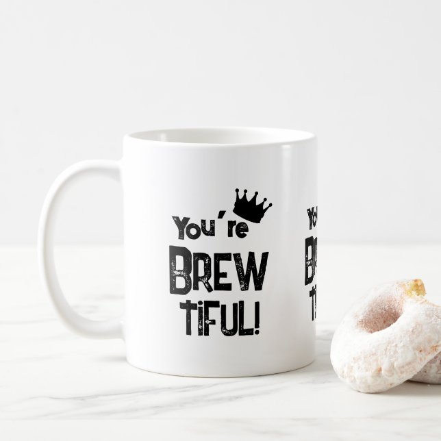 Taza De Café Eres hermosa (Con donut)