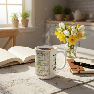 Taza De Café Eres: Hermoso, escrituras personalizadas