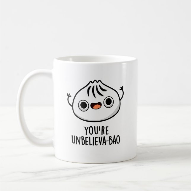 Taza De Café Eres increíble-bao Funny Dimsum Bao Pun (Izquierda)