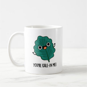 Taza De Café Eres Kale-in Me Funny Veggie Kale Pun