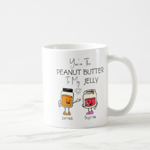 Taza De Café Eres La Mantequilla De Maní Para Mi Camiseta De Ja