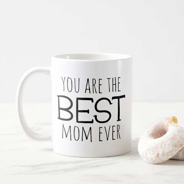 Taza De Café Eres La Mejor Mamá De La Historia (Con donut)