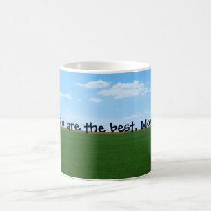 Taza De Café "Eres la mejor, mamá" Personalizable paisajístico
