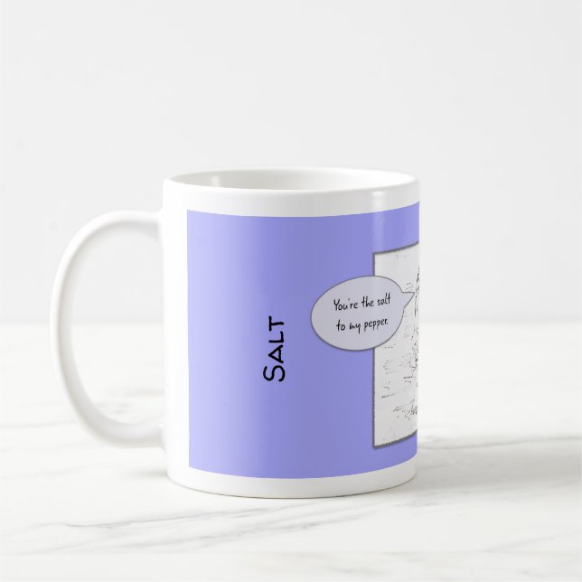 Taza De Café "Eres la sal de mi pimienta" Mug (Izquierda)