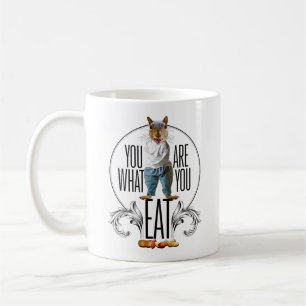 Taza De Café Eres Lo Que Comes - Graciosas Nueces De Ardilla