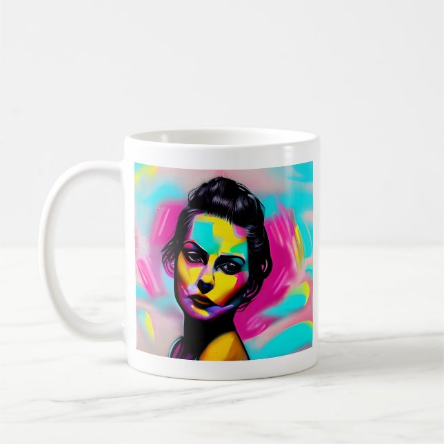 Taza De Café Eres Lo Suficientemente Bueno. | Artsy Lady (Izquierda)