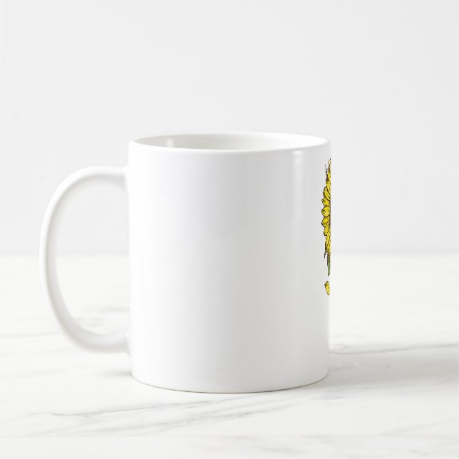 Taza De Café Eres Mi Amo Deportivo Sunshines Softball Sunflower (Izquierda)