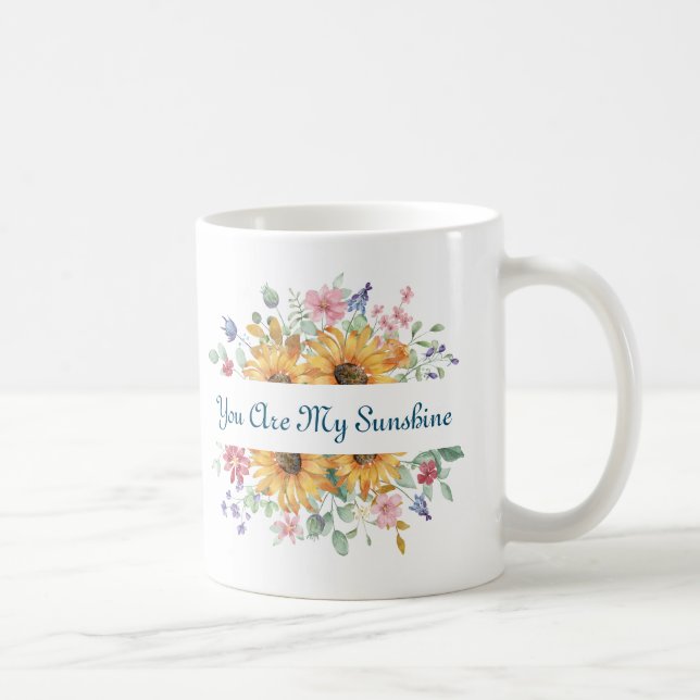 Taza De Café Eres mi cita del sol y el girasol (Derecha)