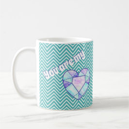 Taza De Café Eres mi corazón DIAMOND Coffee Mug