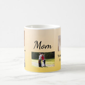 Taza De Café Eres Mi Corazón – Regalo de Cuatro Fotos para Mamá