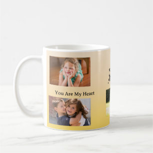 Taza De Café Eres Mi Corazón – Regalo de Cuatro Fotos para Mamá