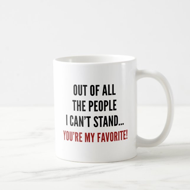 Taza De Café Eres mi favorito (Derecha)