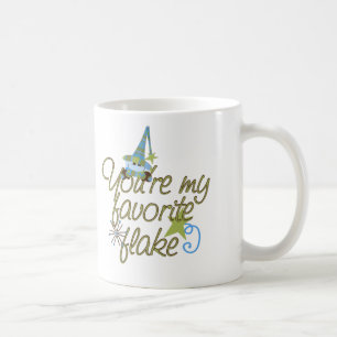 Taza De Café Eres mi favorito Flake Mug