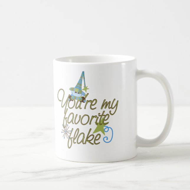 Taza De Café Eres mi favorito Flake Mug (Derecha)