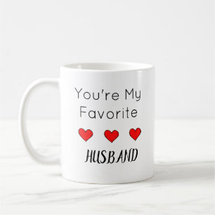 Taza De Café Eres mi marido favorito, una cita divertida