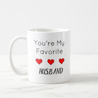Taza De Café Eres mi marido favorito, una cita divertida
