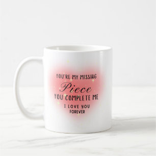 Taza De Café Eres Mi Pieza Faltante Personaliza