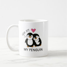 Taza De Café Eres Mi Pingüino