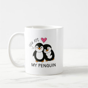 Taza De Café Eres Mi Pingüino