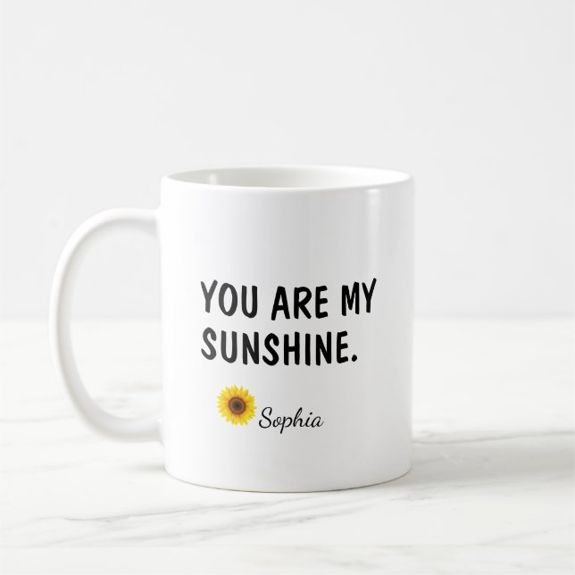 Taza De Café Eres mi regalo de hija del sol (Izquierda)