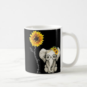 Taza De Café Eres Mi regalo Hippie Sunflower Elephant