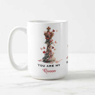Taza De Café Eres Mi Reina Ajedrez Día de San Valentín