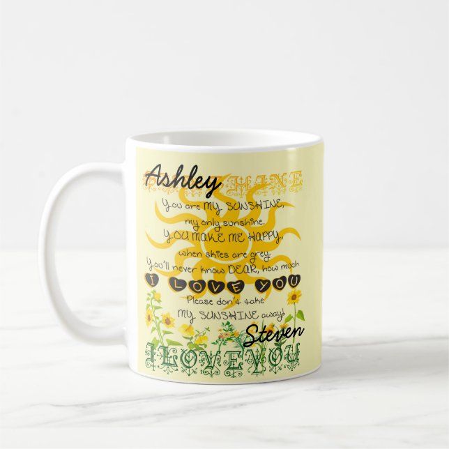 Taza De Café Eres Mi Sol.  (Izquierda)
