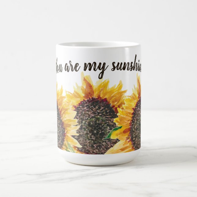 Taza De Café Eres Mi Sunshine Brown Sunflower (Centro)