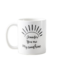 Eres mi Sunshine divertido Modern Mindness Mug