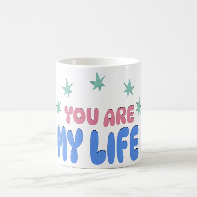 Taza De Café Eres mi vida, regalo especial para la esposa, novi (Centro)