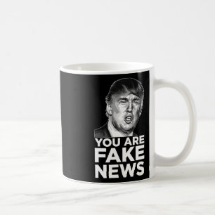 Taza De Café Eres Noticias Falsas - Presidente Trump Insulto Sa