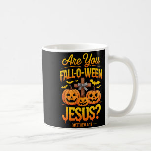 Taza De Café ¿Eres Otoño Jesús Mateo 4_19 Halloween C