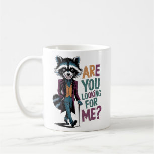 Taza De Café Eres raro, te mantendré, Raccoon Funny y Opss