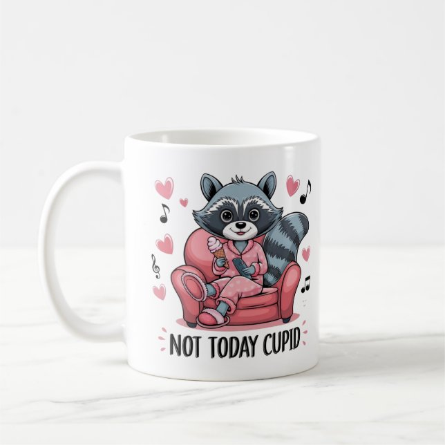 Taza De Café Eres raro, te mantendré, Raccoon Funny y Opss (Izquierda)