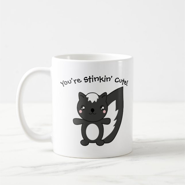 Taza De Café Eres Stinkin' Cute (Izquierda)
