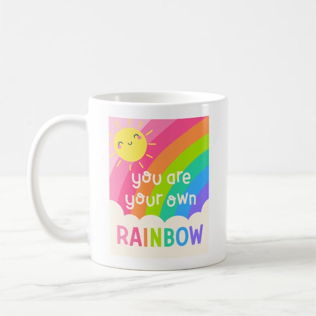 Taza De Café Eres Tu Propio Arcoiris (Izquierda)