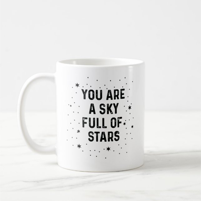 Taza De Café Eres Un Cielo Lleno De Estrellas (Izquierda)