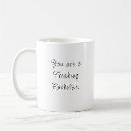 Taza De Café Eres un confuso peluche Rockstar